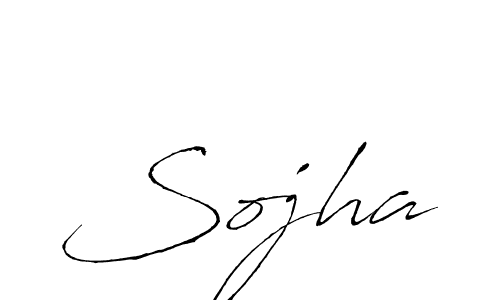 How to make Sojha signature? Antro_Vectra is a professional autograph style. Create handwritten signature for Sojha name. Sojha signature style 6 images and pictures png