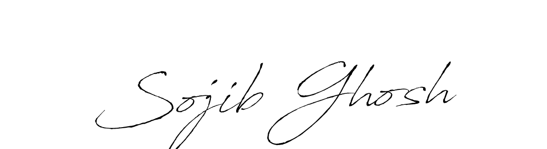 Create a beautiful signature design for name Sojib Ghosh. With this signature (Antro_Vectra) fonts, you can make a handwritten signature for free. Sojib Ghosh signature style 6 images and pictures png