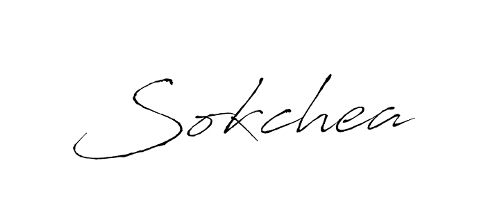 Use a signature maker to create a handwritten signature online. With this signature software, you can design (Antro_Vectra) your own signature for name Sokchea. Sokchea signature style 6 images and pictures png