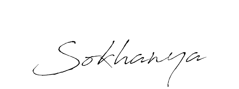 Once you've used our free online signature maker to create your best signature Antro_Vectra style, it's time to enjoy all of the benefits that Sokhanya name signing documents. Sokhanya signature style 6 images and pictures png