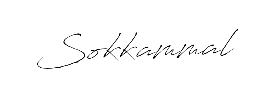 Use a signature maker to create a handwritten signature online. With this signature software, you can design (Antro_Vectra) your own signature for name Sokkammal. Sokkammal signature style 6 images and pictures png