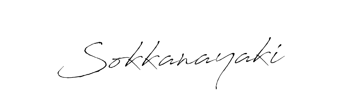 Also we have Sokkanayaki name is the best signature style. Create professional handwritten signature collection using Antro_Vectra autograph style. Sokkanayaki signature style 6 images and pictures png