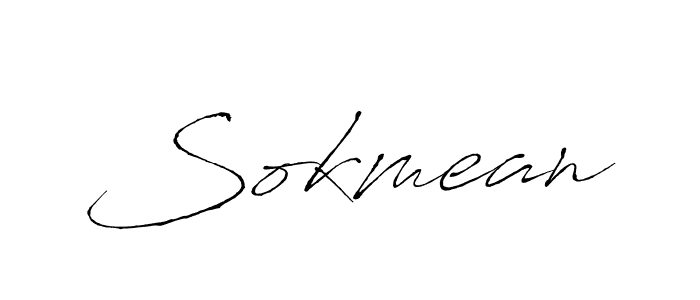 How to make Sokmean name signature. Use Antro_Vectra style for creating short signs online. This is the latest handwritten sign. Sokmean signature style 6 images and pictures png