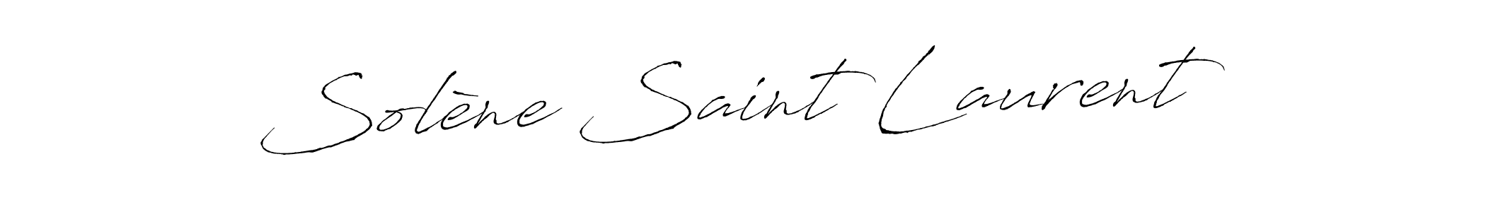 It looks lik you need a new signature style for name Solène Saint Laurent. Design unique handwritten (Antro_Vectra) signature with our free signature maker in just a few clicks. Solène Saint Laurent signature style 6 images and pictures png