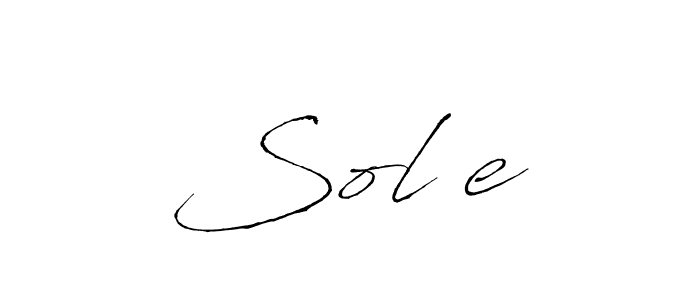 Also You can easily find your signature by using the search form. We will create Sol’e name handwritten signature images for you free of cost using Antro_Vectra sign style. Sol’e signature style 6 images and pictures png