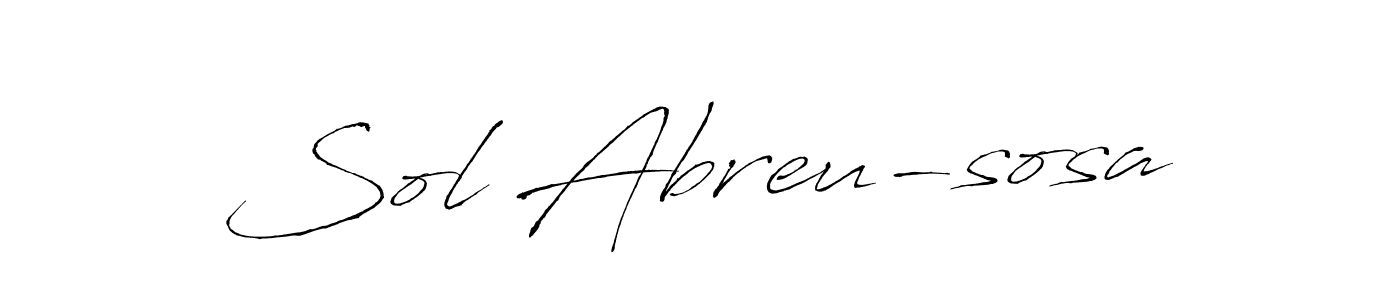 Make a beautiful signature design for name Sol Abreu-sosa. Use this online signature maker to create a handwritten signature for free. Sol Abreu-sosa signature style 6 images and pictures png