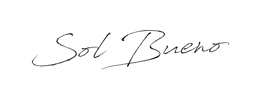 How to make Sol Bueno signature? Antro_Vectra is a professional autograph style. Create handwritten signature for Sol Bueno name. Sol Bueno signature style 6 images and pictures png