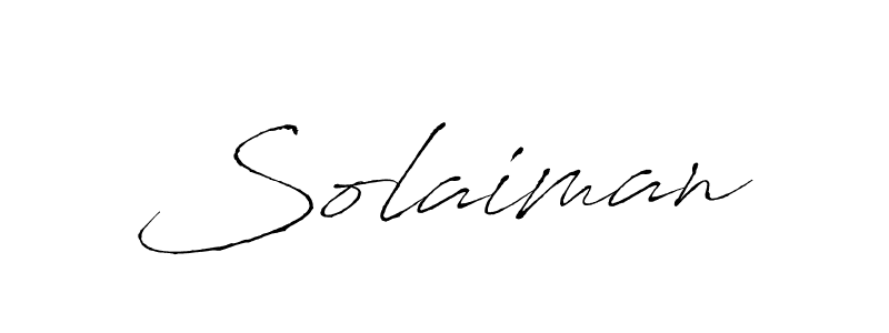 Create a beautiful signature design for name Solaiman. With this signature (Antro_Vectra) fonts, you can make a handwritten signature for free. Solaiman signature style 6 images and pictures png