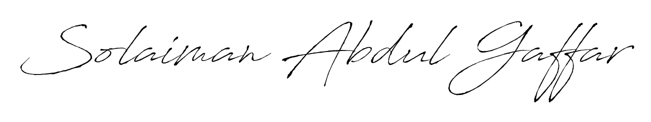 Create a personalized artistic stamp with Solaiman Abdul Gaffar in Antro_Vectra font. Perfect for visual artists, designers, and influencers. Solaiman Abdul Gaffar signature style 6 images and pictures png