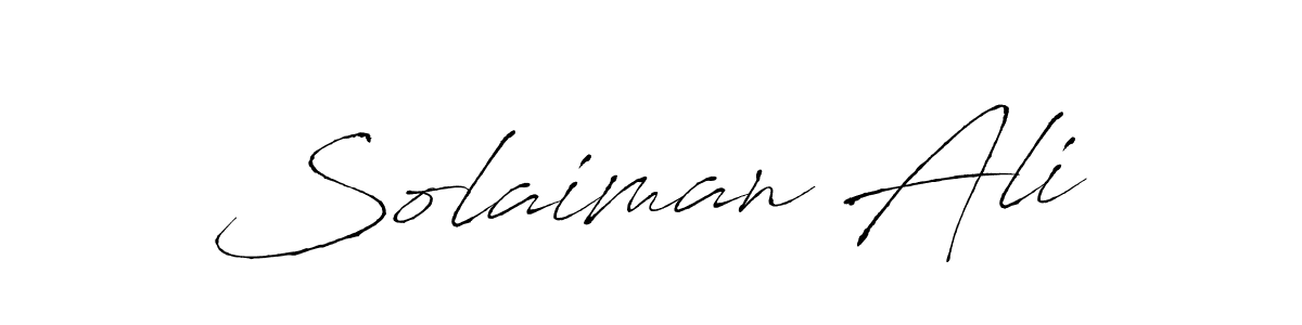 How to make Solaiman Ali name signature. Use Antro_Vectra style for creating short signs online. This is the latest handwritten sign. Solaiman Ali signature style 6 images and pictures png