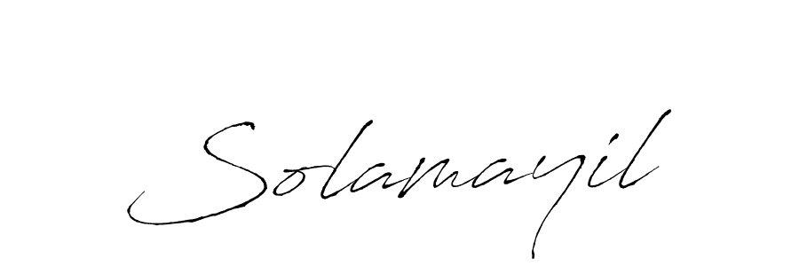 How to make Solamayil signature? Antro_Vectra is a professional autograph style. Create handwritten signature for Solamayil name. Solamayil signature style 6 images and pictures png