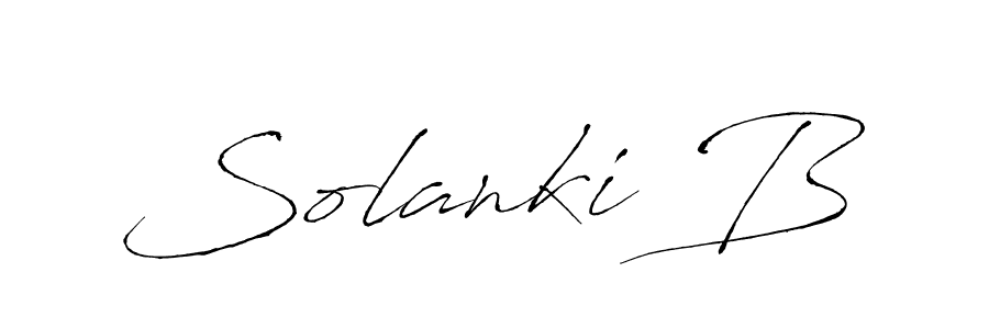 Similarly Antro_Vectra is the best handwritten signature design. Signature creator online .You can use it as an online autograph creator for name Solanki B. Solanki B signature style 6 images and pictures png