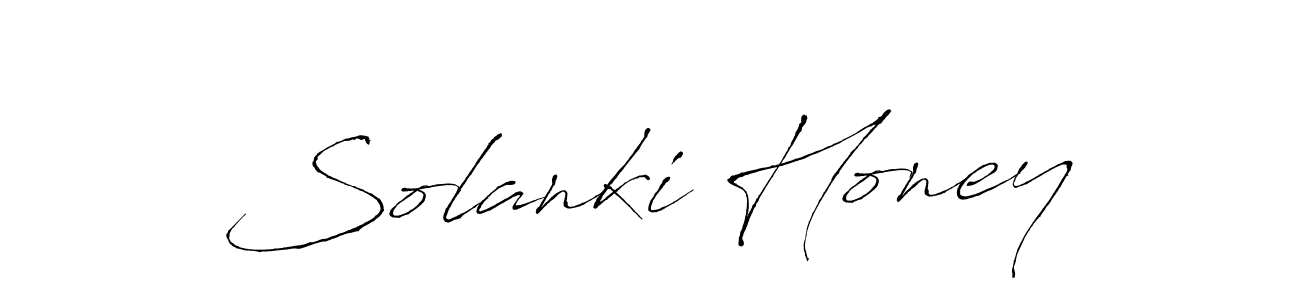 The best way (Antro_Vectra) to make a short signature is to pick only two or three words in your name. The name Solanki Honey include a total of six letters. For converting this name. Solanki Honey signature style 6 images and pictures png