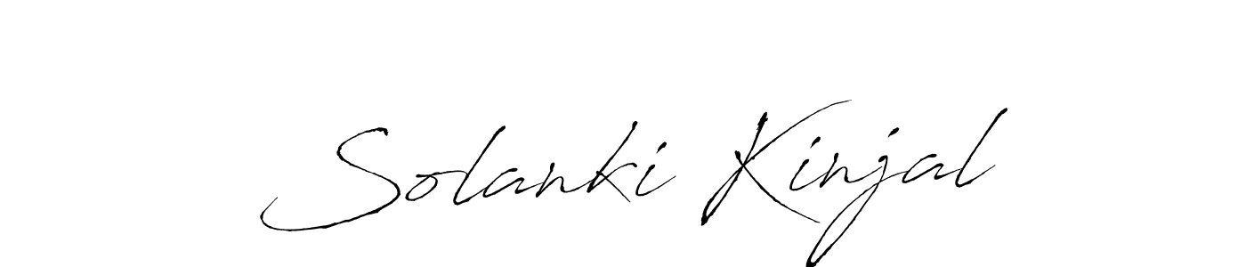Also You can easily find your signature by using the search form. We will create Solanki Kinjal name handwritten signature images for you free of cost using Antro_Vectra sign style. Solanki Kinjal signature style 6 images and pictures png