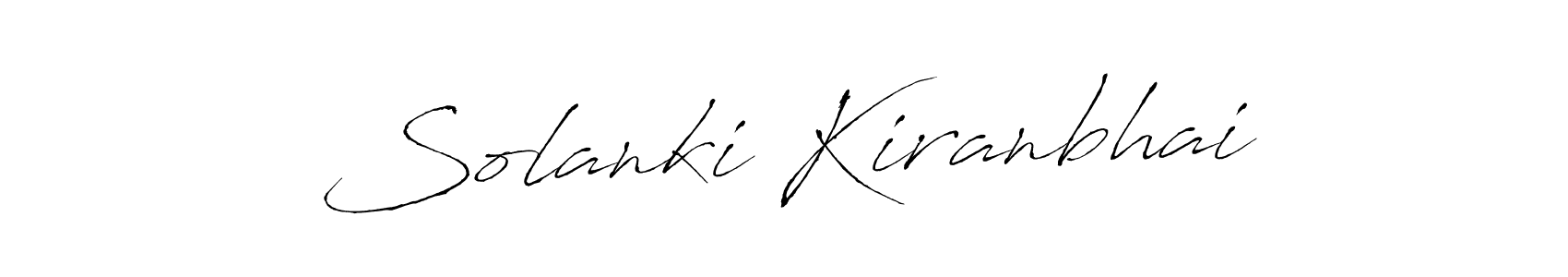 How to make Solanki Kiranbhai signature? Antro_Vectra is a professional autograph style. Create handwritten signature for Solanki Kiranbhai name. Solanki Kiranbhai signature style 6 images and pictures png
