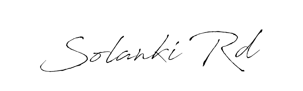 How to make Solanki Rd name signature. Use Antro_Vectra style for creating short signs online. This is the latest handwritten sign. Solanki Rd signature style 6 images and pictures png