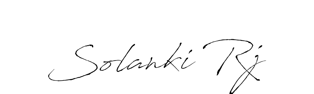 Design your own signature with our free online signature maker. With this signature software, you can create a handwritten (Antro_Vectra) signature for name Solanki Rj. Solanki Rj signature style 6 images and pictures png