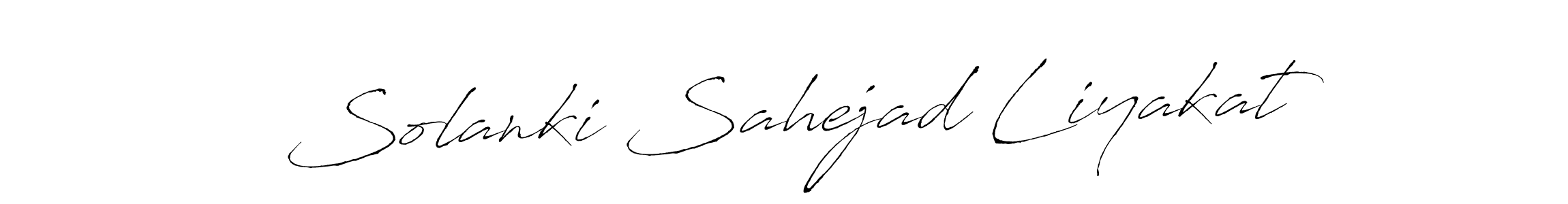 Make a beautiful signature design for name Solanki Sahejad Liyakat. Use this online signature maker to create a handwritten signature for free. Solanki Sahejad Liyakat signature style 6 images and pictures png