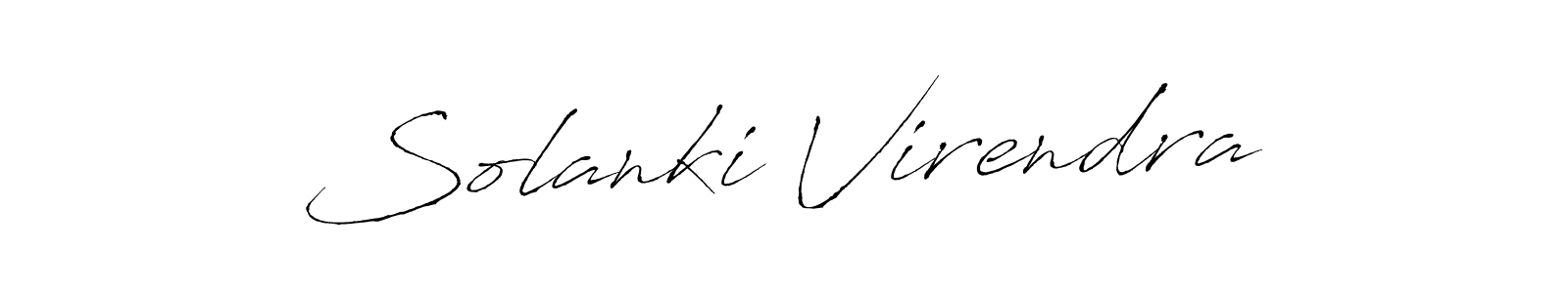 Design your own signature with our free online signature maker. With this signature software, you can create a handwritten (Antro_Vectra) signature for name Solanki Virendra. Solanki Virendra signature style 6 images and pictures png