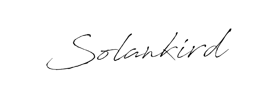 Design your own signature with our free online signature maker. With this signature software, you can create a handwritten (Antro_Vectra) signature for name Solankird. Solankird signature style 6 images and pictures png