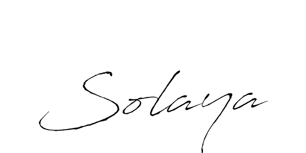 Use a signature maker to create a handwritten signature online. With this signature software, you can design (Antro_Vectra) your own signature for name Solaya. Solaya signature style 6 images and pictures png