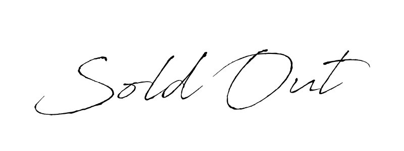 Use a signature maker to create a handwritten signature online. With this signature software, you can design (Antro_Vectra) your own signature for name Sold Out. Sold Out signature style 6 images and pictures png