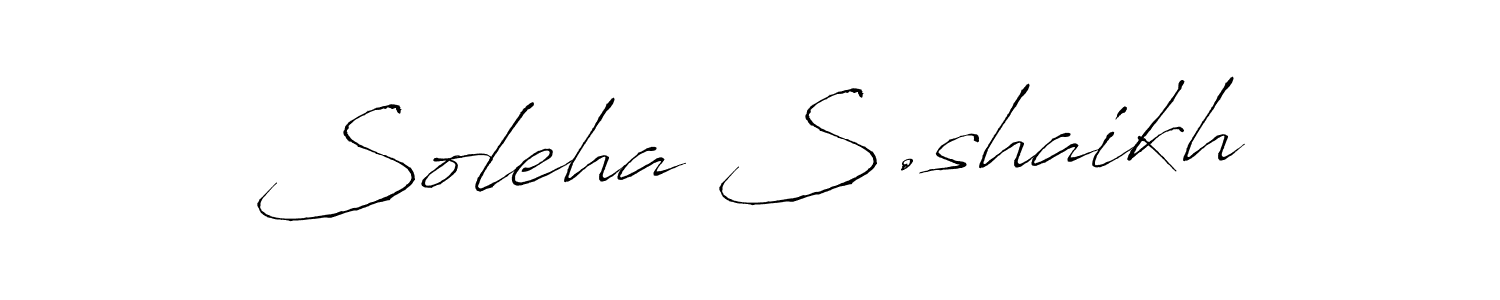Once you've used our free online signature maker to create your best signature Antro_Vectra style, it's time to enjoy all of the benefits that Soleha S.shaikh name signing documents. Soleha S.shaikh signature style 6 images and pictures png