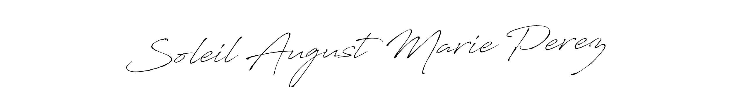 How to make Soleil August Marie Perez signature? Antro_Vectra is a professional autograph style. Create handwritten signature for Soleil August Marie Perez name. Soleil August Marie Perez signature style 6 images and pictures png