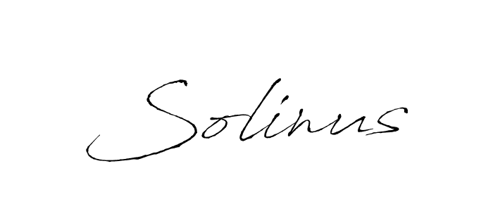 Create a beautiful signature design for name Solinus. With this signature (Antro_Vectra) fonts, you can make a handwritten signature for free. Solinus signature style 6 images and pictures png