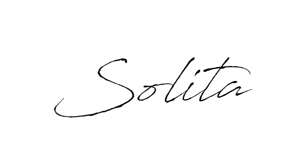 Also we have Solita name is the best signature style. Create professional handwritten signature collection using Antro_Vectra autograph style. Solita signature style 6 images and pictures png