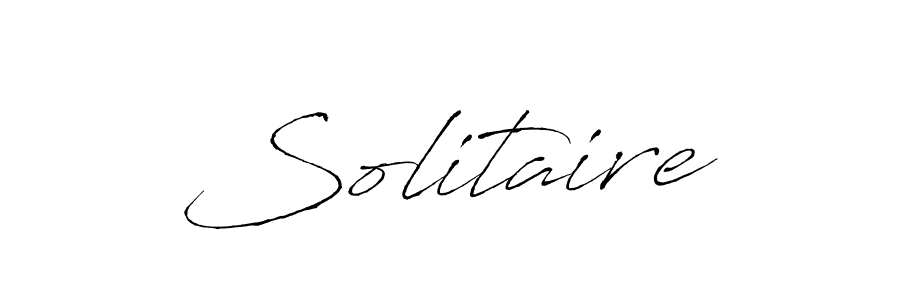 Also we have Solitaire name is the best signature style. Create professional handwritten signature collection using Antro_Vectra autograph style. Solitaire signature style 6 images and pictures png