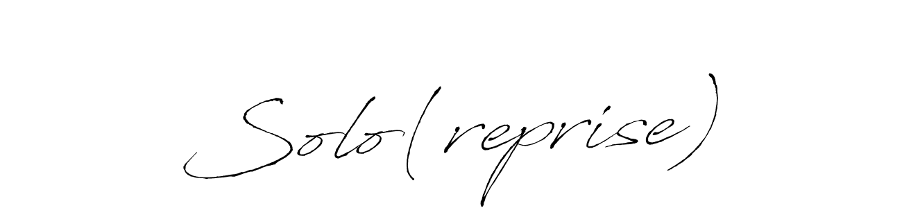 It looks lik you need a new signature style for name Solo(reprise). Design unique handwritten (Antro_Vectra) signature with our free signature maker in just a few clicks. Solo(reprise) signature style 6 images and pictures png