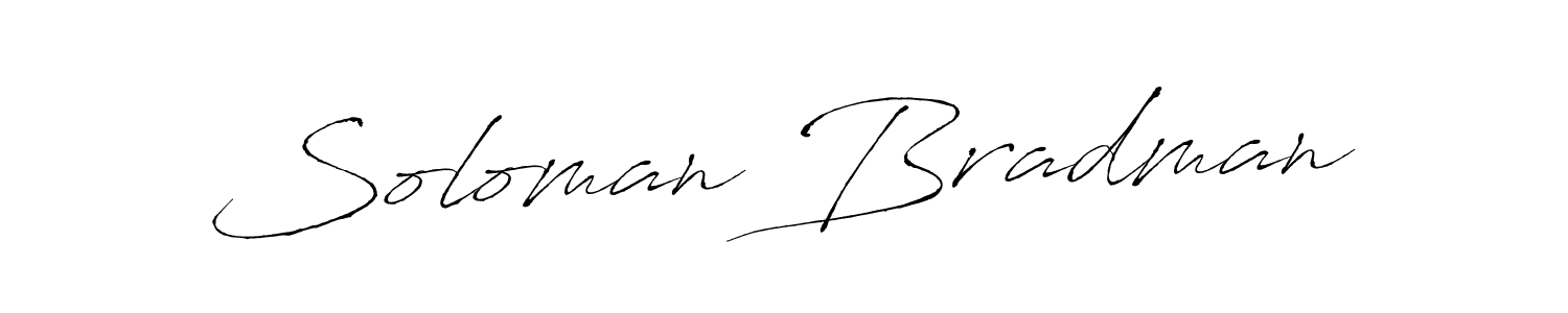 Antro_Vectra is a professional signature style that is perfect for those who want to add a touch of class to their signature. It is also a great choice for those who want to make their signature more unique. Get Soloman Bradman name to fancy signature for free. Soloman Bradman signature style 6 images and pictures png