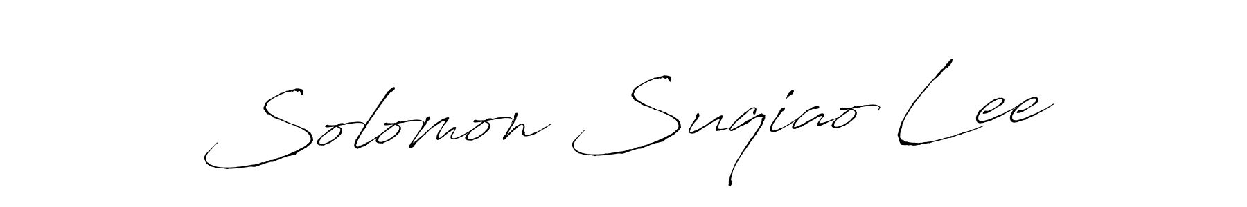 Also You can easily find your signature by using the search form. We will create Solomon Suqiao Lee name handwritten signature images for you free of cost using Antro_Vectra sign style. Solomon Suqiao Lee signature style 6 images and pictures png
