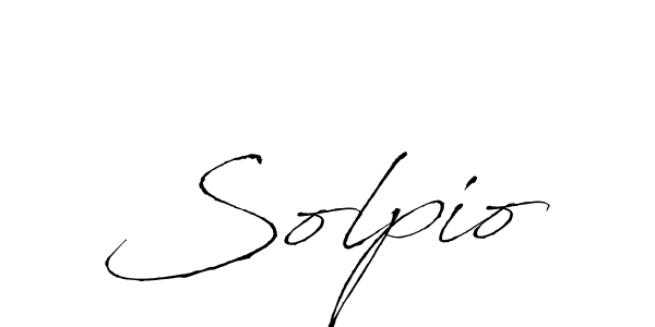 You should practise on your own different ways (Antro_Vectra) to write your name (Solpio) in signature. don't let someone else do it for you. Solpio signature style 6 images and pictures png