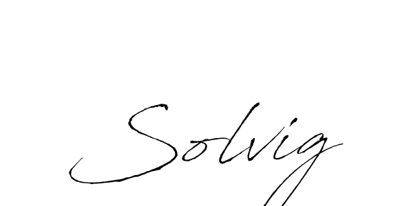 How to make Solvig signature? Antro_Vectra is a professional autograph style. Create handwritten signature for Solvig name. Solvig signature style 6 images and pictures png