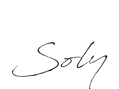 Make a short Soly signature style. Manage your documents anywhere anytime using Antro_Vectra. Create and add eSignatures, submit forms, share and send files easily. Soly signature style 6 images and pictures png