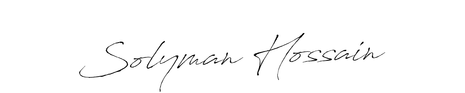 You can use this online signature creator to create a handwritten signature for the name Solyman Hossain. This is the best online autograph maker. Solyman Hossain signature style 6 images and pictures png