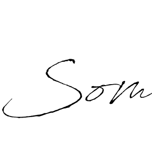 Som stylish signature style. Best Handwritten Sign (Antro_Vectra) for my name. Handwritten Signature Collection Ideas for my name Som. Som signature style 6 images and pictures png