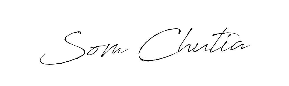 Create a beautiful signature design for name Som Chutia. With this signature (Antro_Vectra) fonts, you can make a handwritten signature for free. Som Chutia signature style 6 images and pictures png