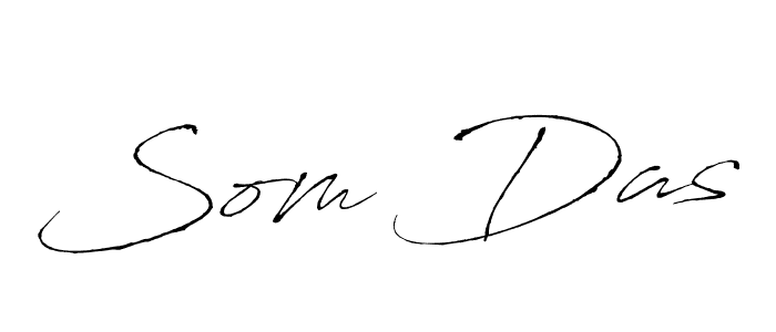 The best way (Antro_Vectra) to make a short signature is to pick only two or three words in your name. The name Som Das include a total of six letters. For converting this name. Som Das signature style 6 images and pictures png