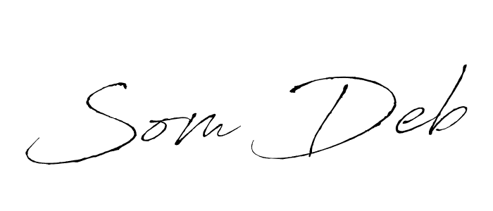 Antro_Vectra is a professional signature style that is perfect for those who want to add a touch of class to their signature. It is also a great choice for those who want to make their signature more unique. Get Som Deb name to fancy signature for free. Som Deb signature style 6 images and pictures png