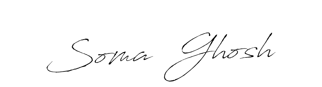 Also we have Soma  Ghosh name is the best signature style. Create professional handwritten signature collection using Antro_Vectra autograph style. Soma  Ghosh signature style 6 images and pictures png