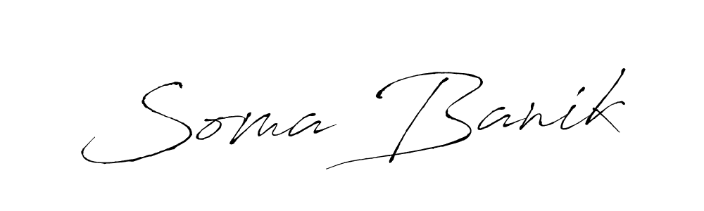 Use a signature maker to create a handwritten signature online. With this signature software, you can design (Antro_Vectra) your own signature for name Soma Banik. Soma Banik signature style 6 images and pictures png