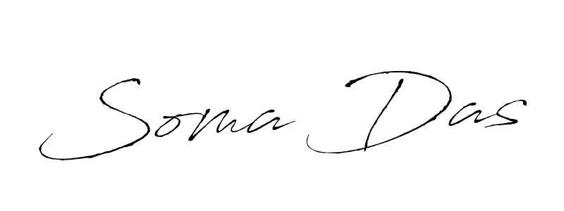 Make a beautiful signature design for name Soma Das. With this signature (Antro_Vectra) style, you can create a handwritten signature for free. Soma Das signature style 6 images and pictures png