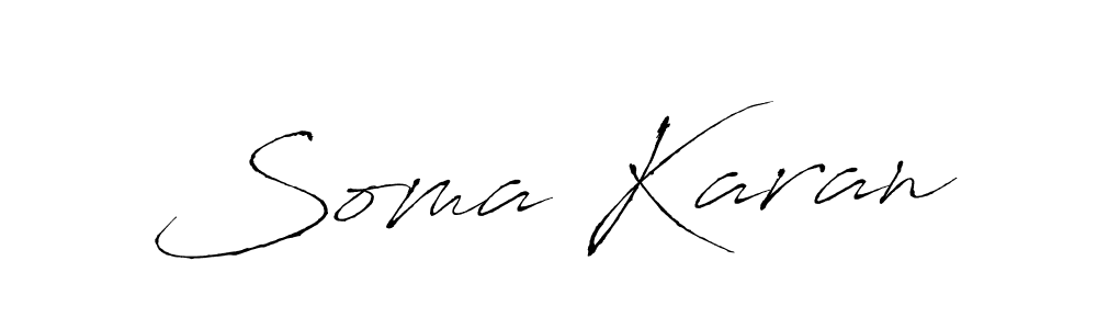 Design your own signature with our free online signature maker. With this signature software, you can create a handwritten (Antro_Vectra) signature for name Soma Karan. Soma Karan signature style 6 images and pictures png