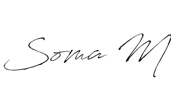Best and Professional Signature Style for Soma M. Antro_Vectra Best Signature Style Collection. Soma M signature style 6 images and pictures png