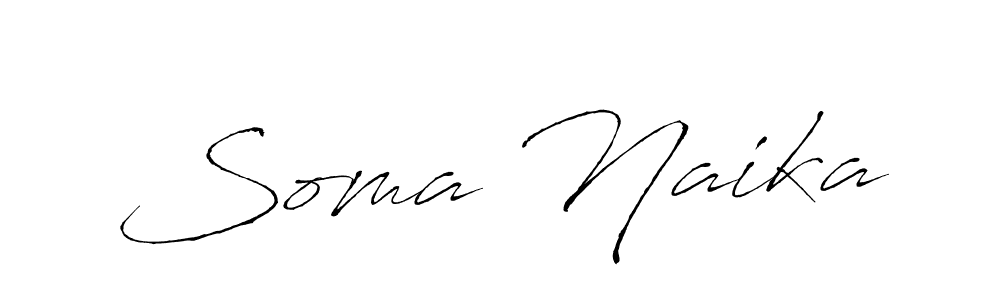 This is the best signature style for the Soma Naika name. Also you like these signature font (Antro_Vectra). Mix name signature. Soma Naika signature style 6 images and pictures png