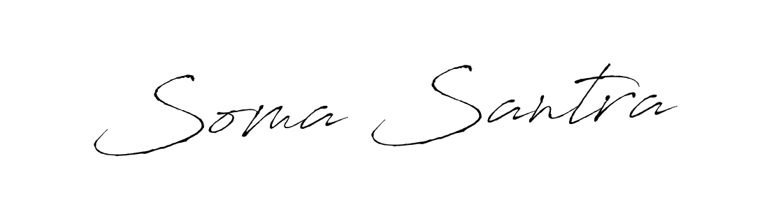 This is the best signature style for the Soma Santra name. Also you like these signature font (Antro_Vectra). Mix name signature. Soma Santra signature style 6 images and pictures png