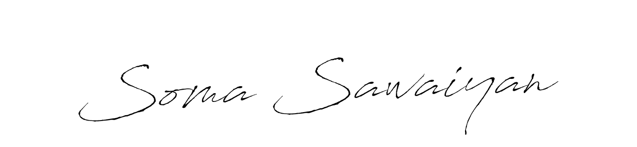 Soma Sawaiyan stylish signature style. Best Handwritten Sign (Antro_Vectra) for my name. Handwritten Signature Collection Ideas for my name Soma Sawaiyan. Soma Sawaiyan signature style 6 images and pictures png
